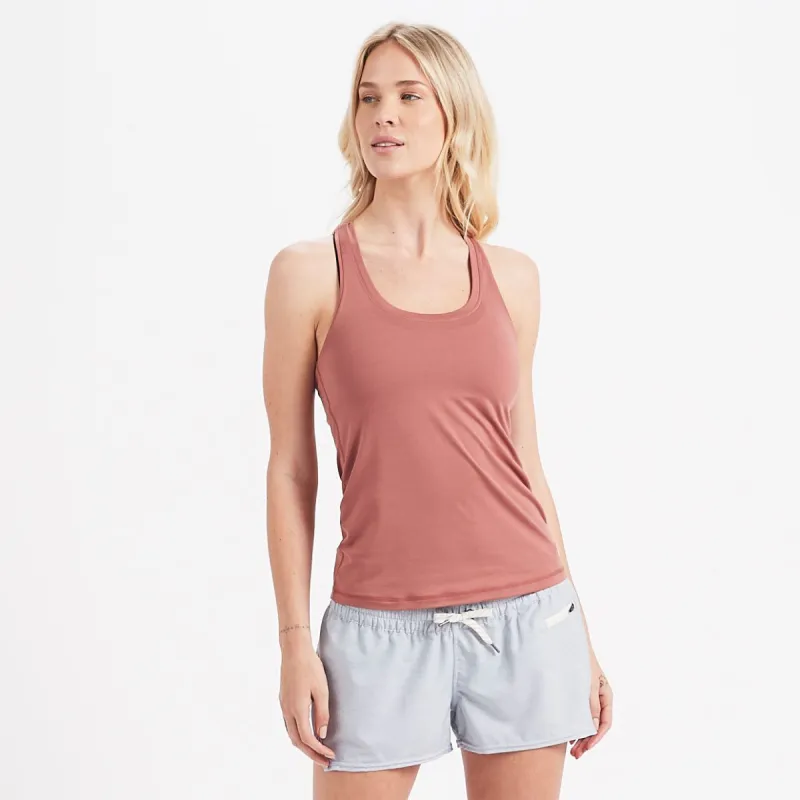 Lux Performance Tank | Rust sold by Vuori