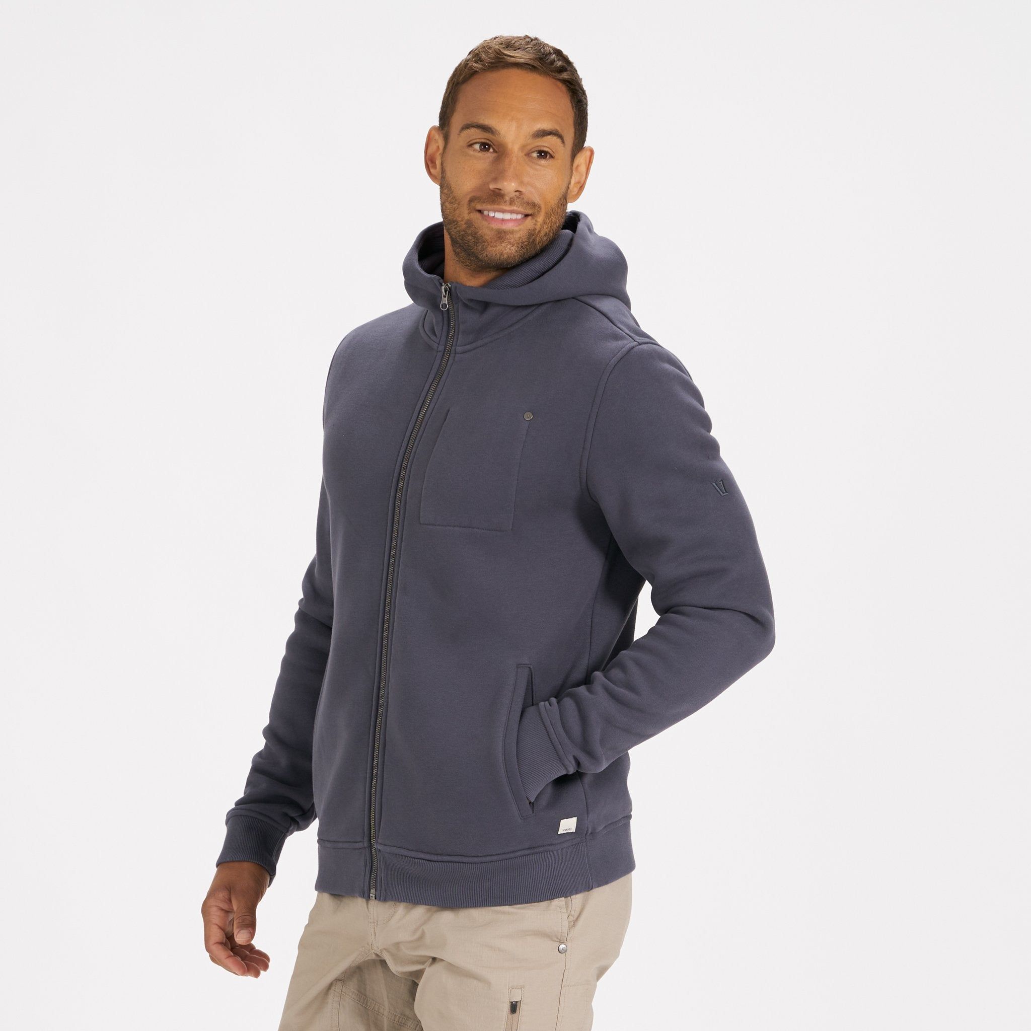 Seaside Hoodie | Azure sold by Vuori product image thumbnail 3