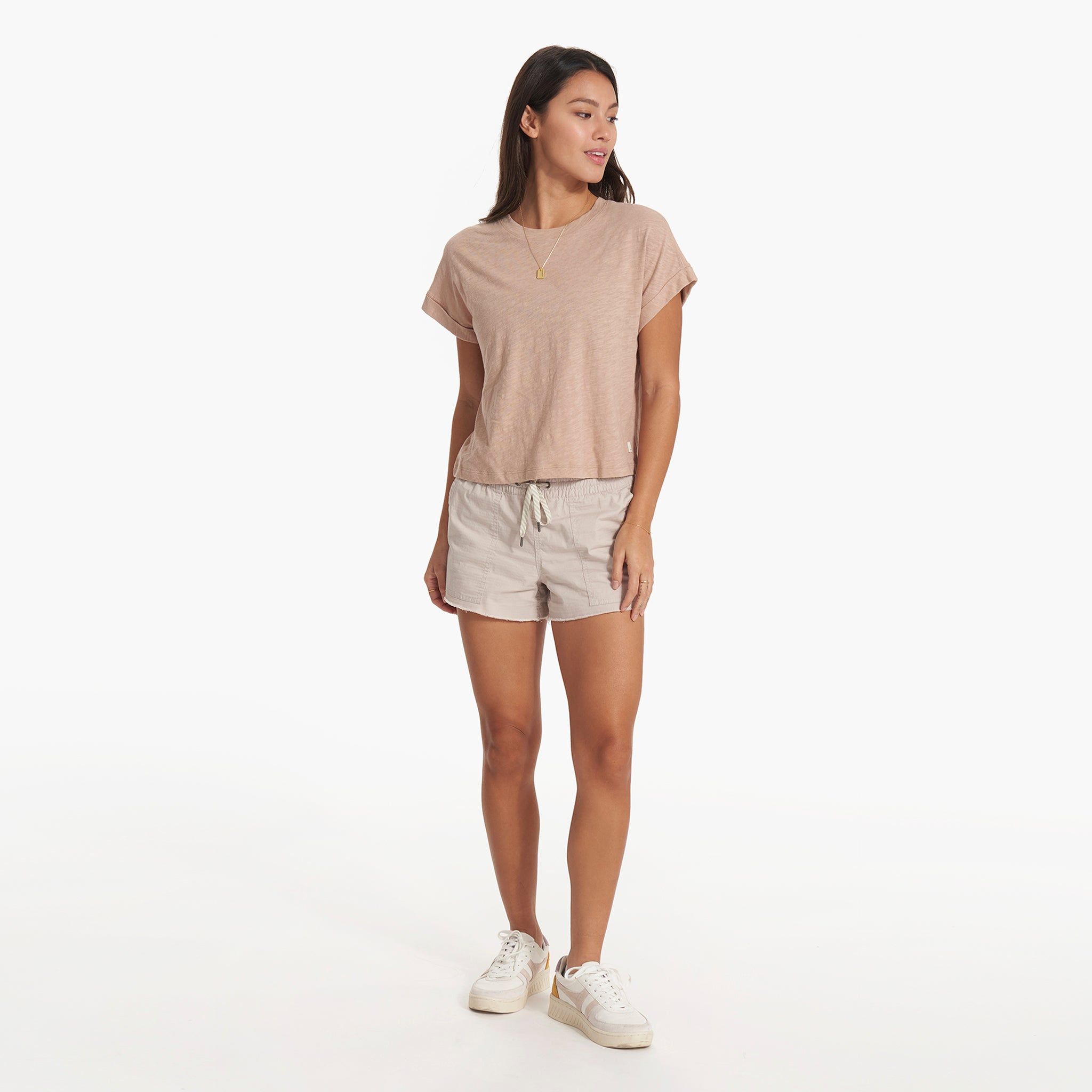 Sunset Easy Tee | Coconut sold by Vuori product image thumbnail 5