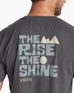 TRTS Block Tee | Charcoal sold by Vuori
