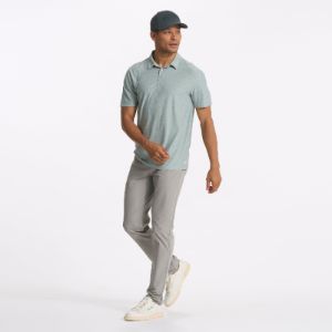 Strato Tech Polo | Neptune Heather sold by Vuori