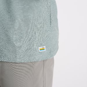 Strato Tech Polo | Neptune Heather sold by Vuori