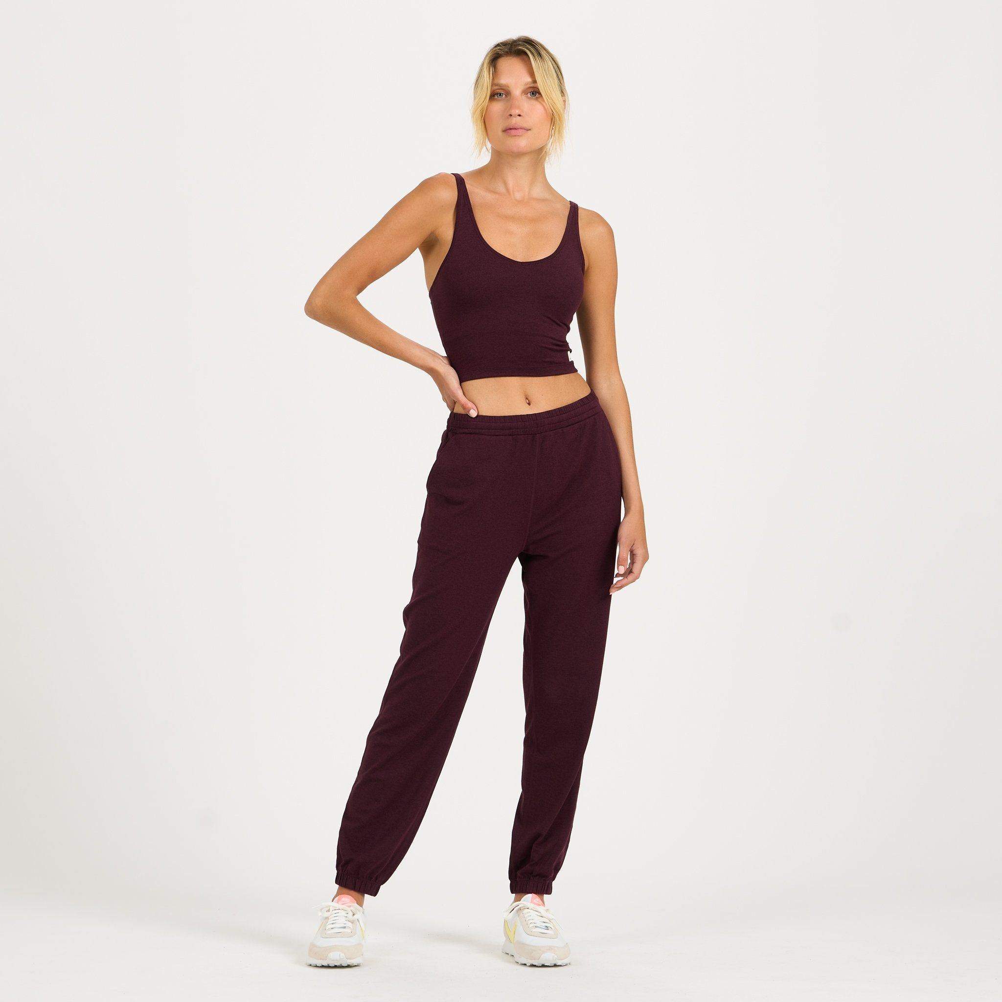 Boyfriend Jogger | Cerise Heather sold by Vuori product image thumbnail 4