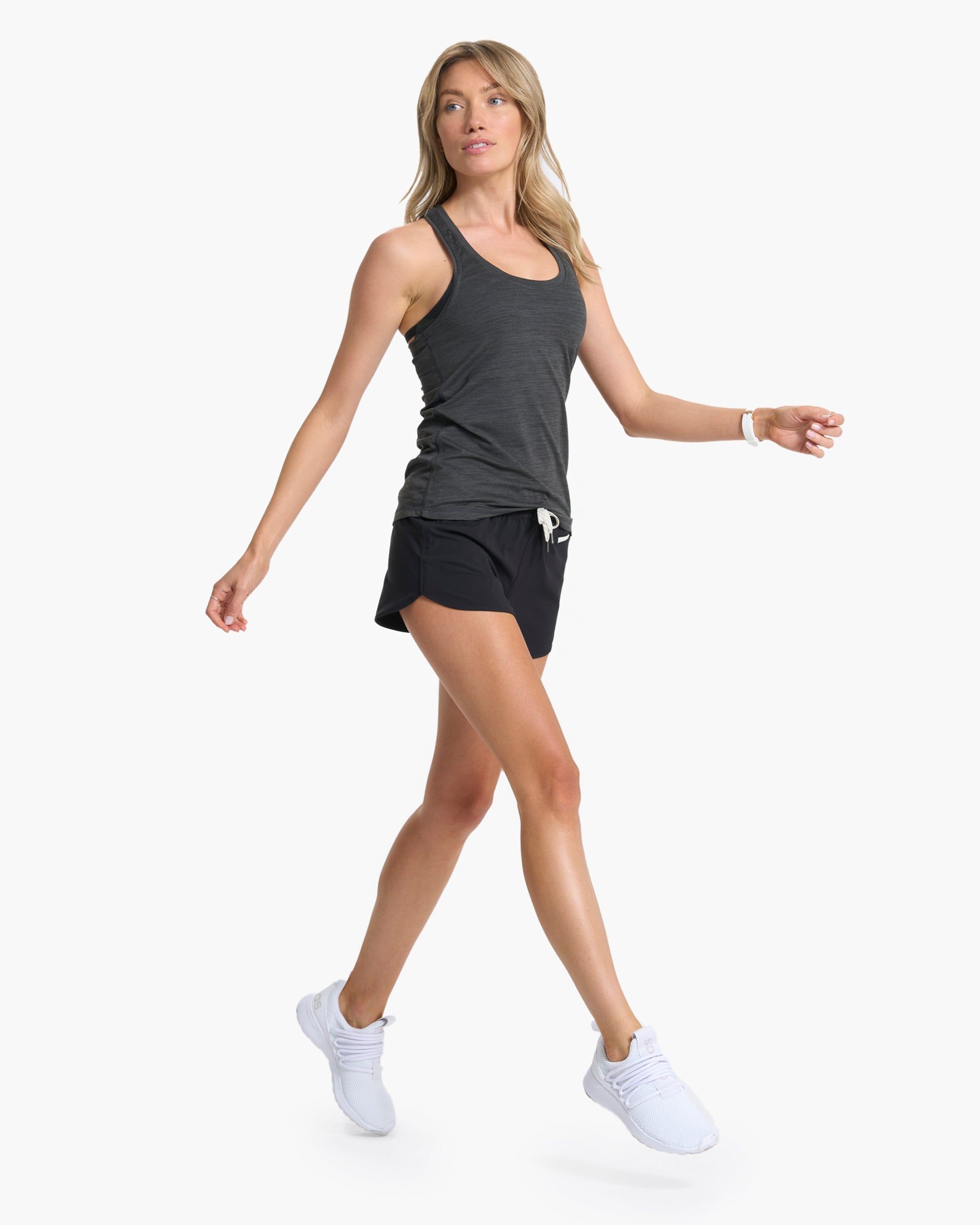 Lux Performance Tank | Charcoal Heather sold by Vuori product image thumbnail 4
