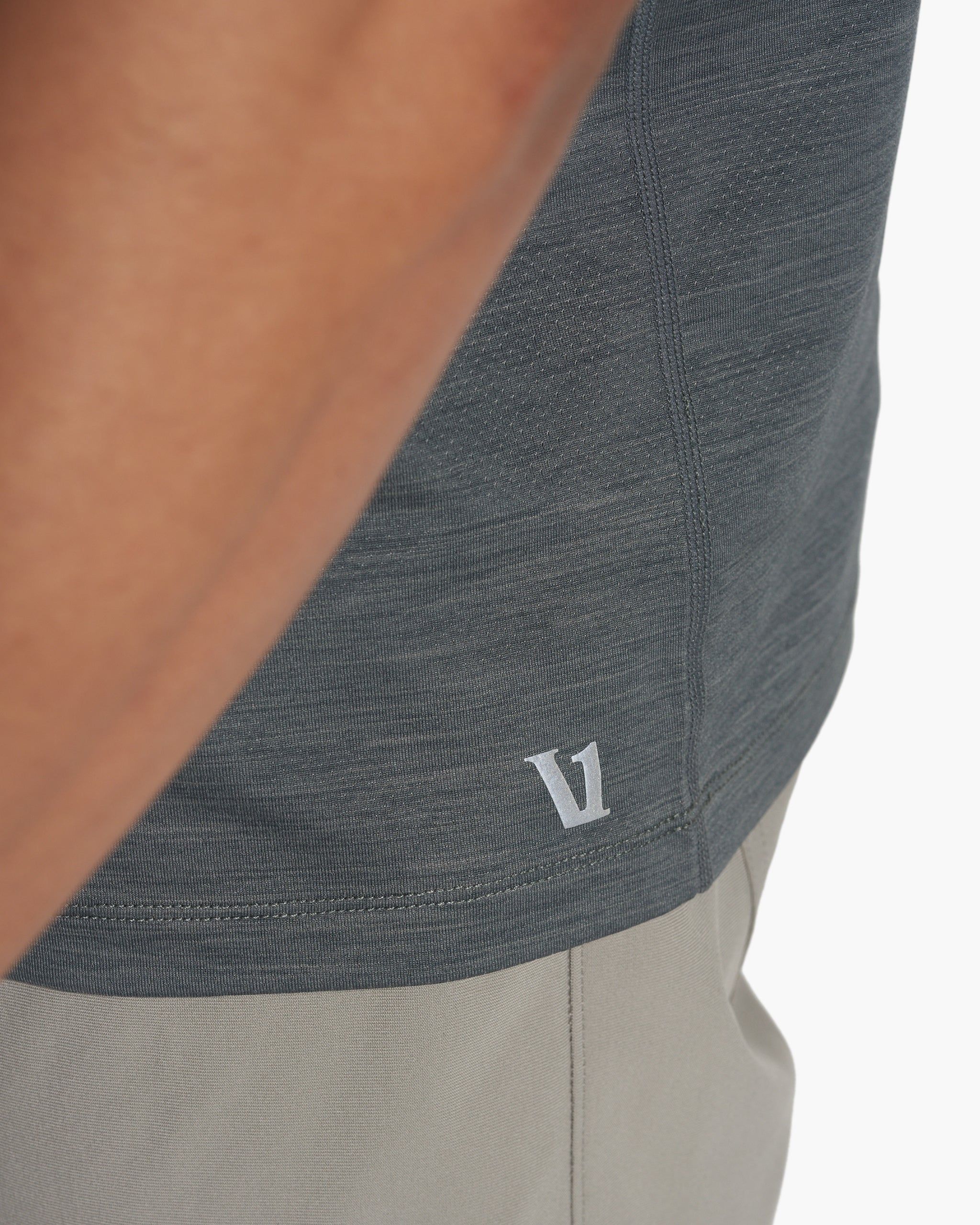 Zephyr Polo | Smoked Beryl Heather sold by Vuori product image thumbnail 6