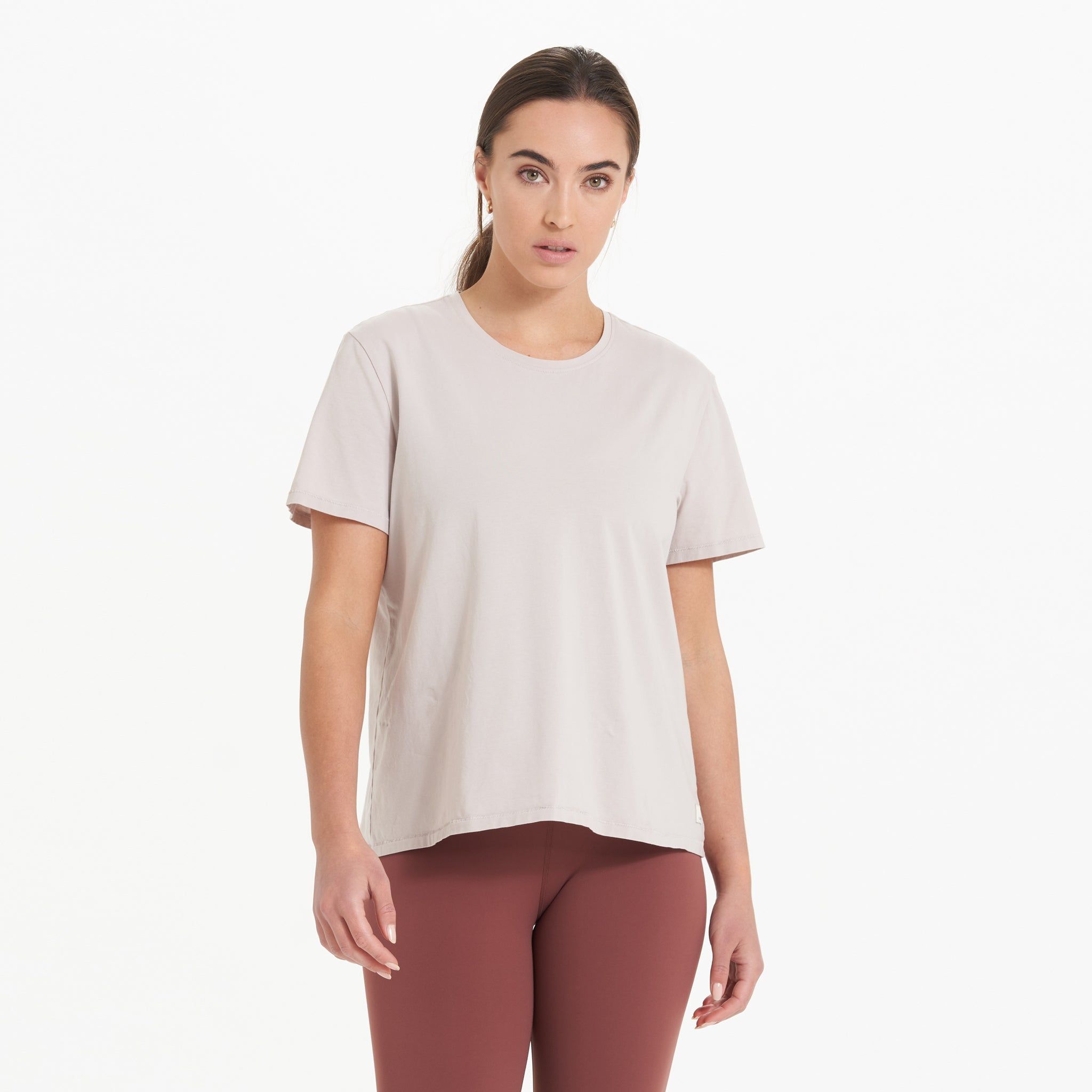 Feather Tee | Oyster sold by Vuori product image thumbnail 2