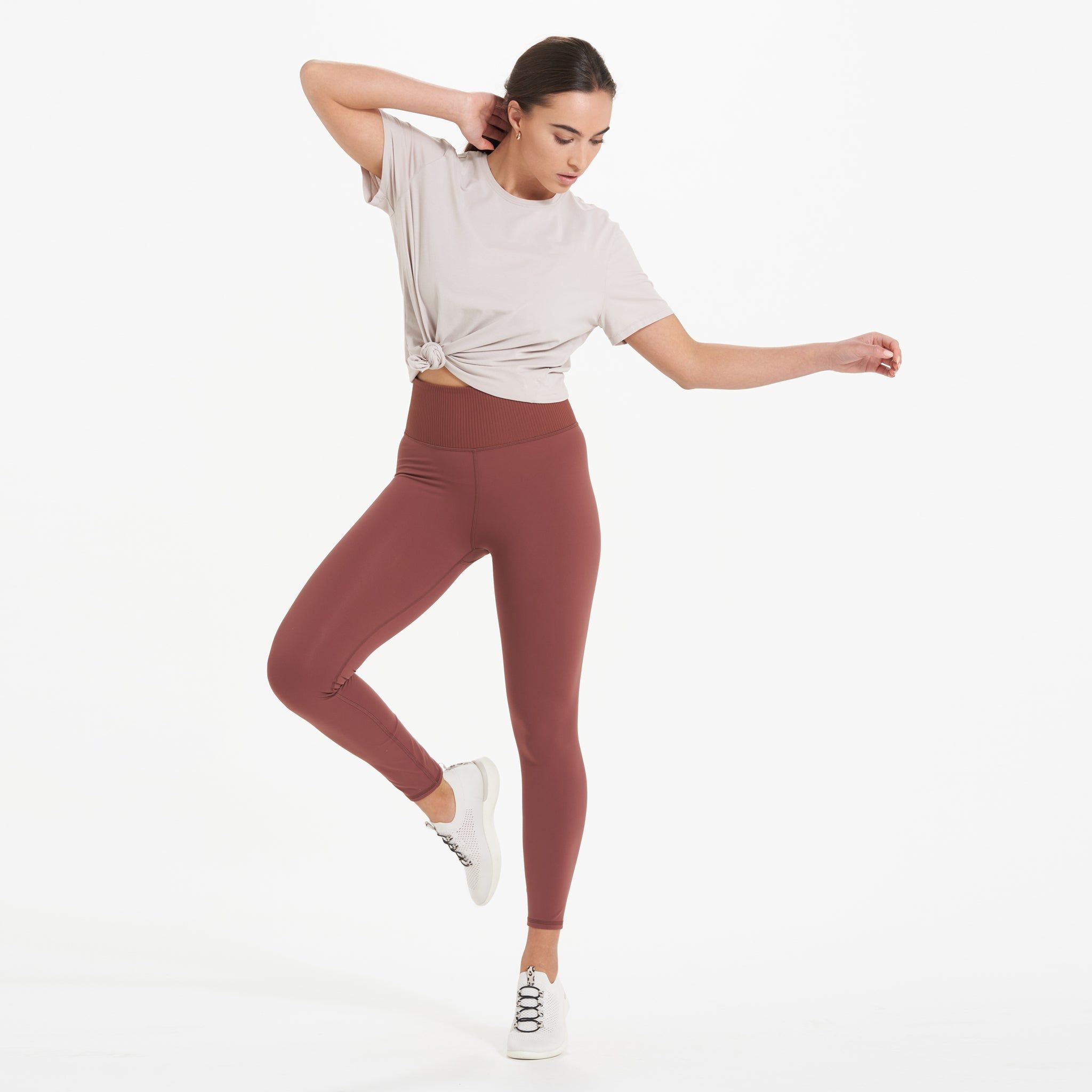 Feather Tee | Oyster sold by Vuori product image thumbnail 4