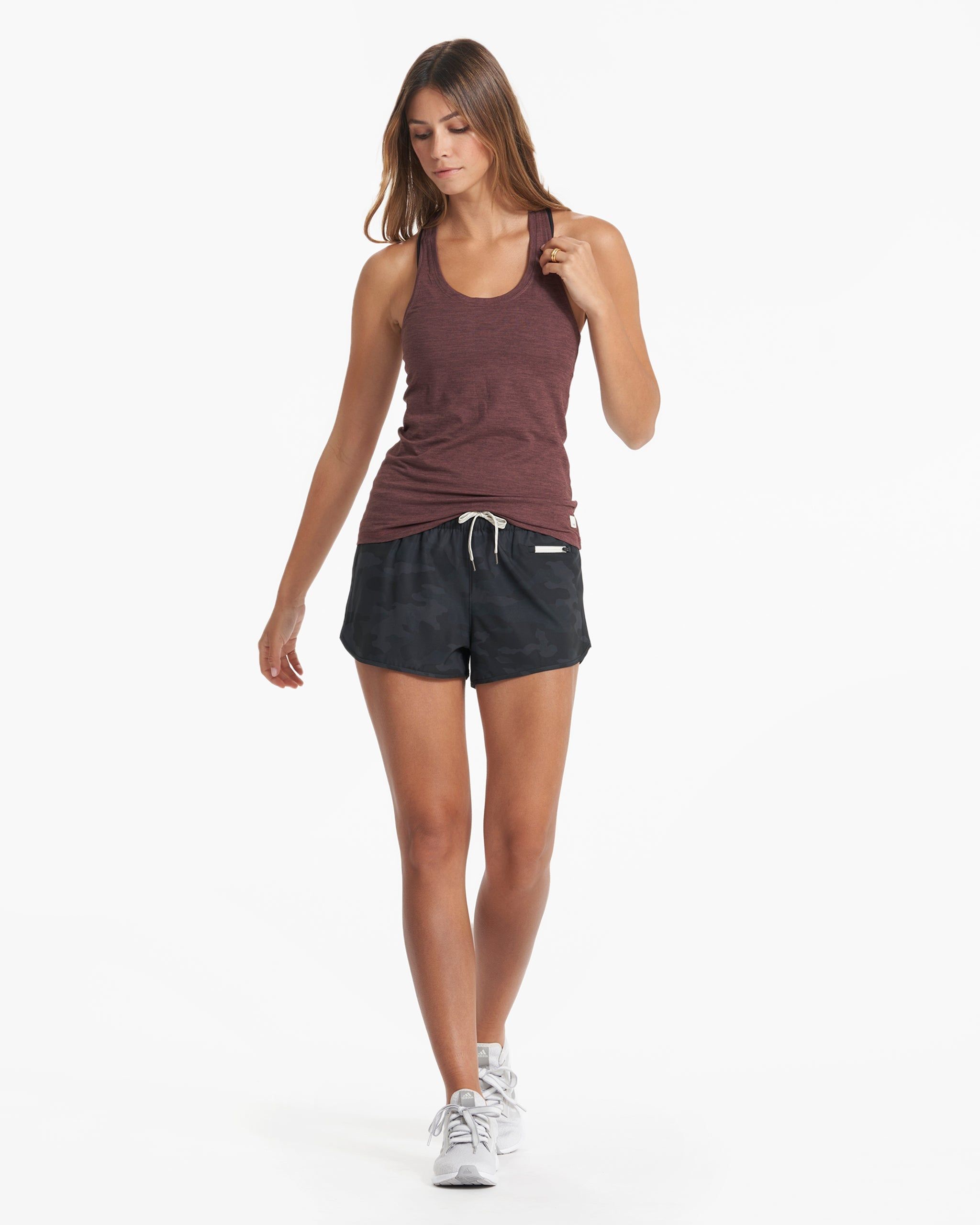 Lux Performance Tank | Chestnut Heather sold by Vuori product image thumbnail 5