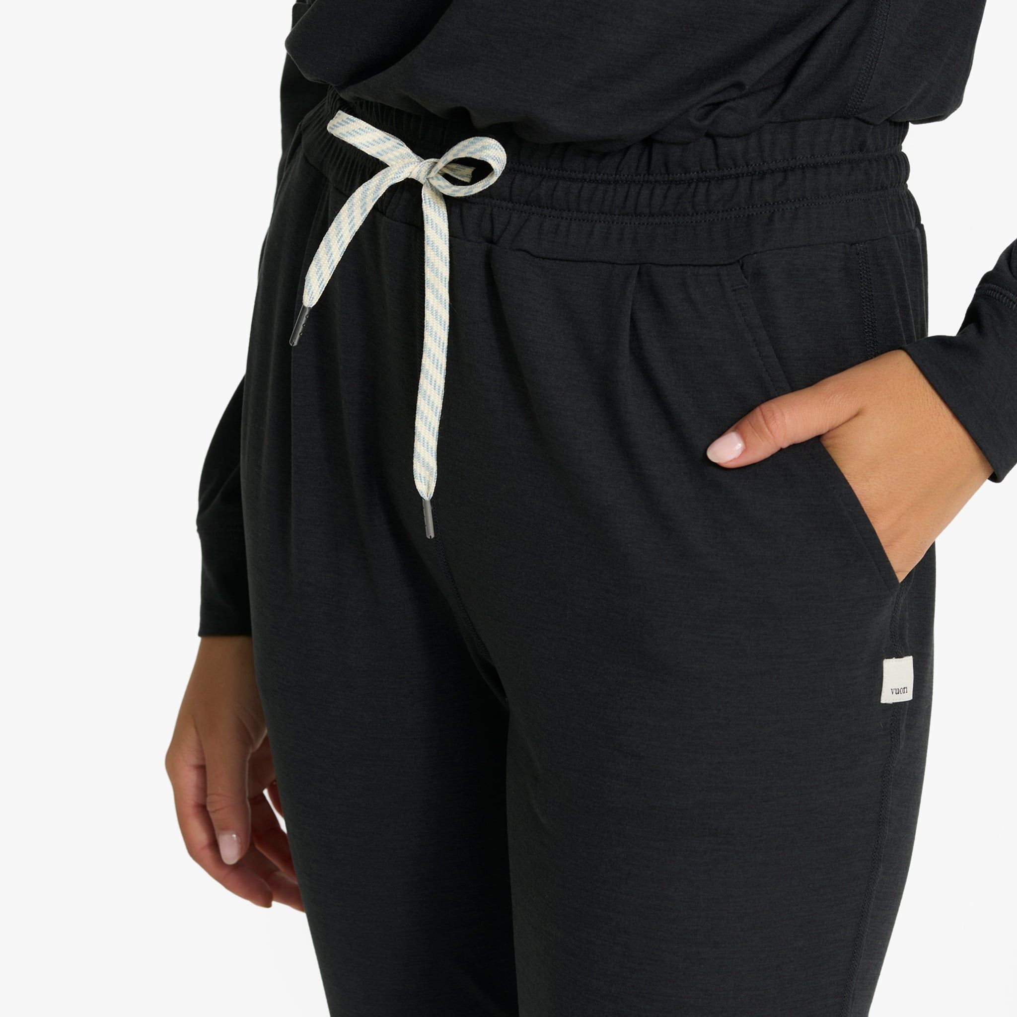 Lux Henley Jumpsuit | Black Heather sold by Vuori product image thumbnail 6