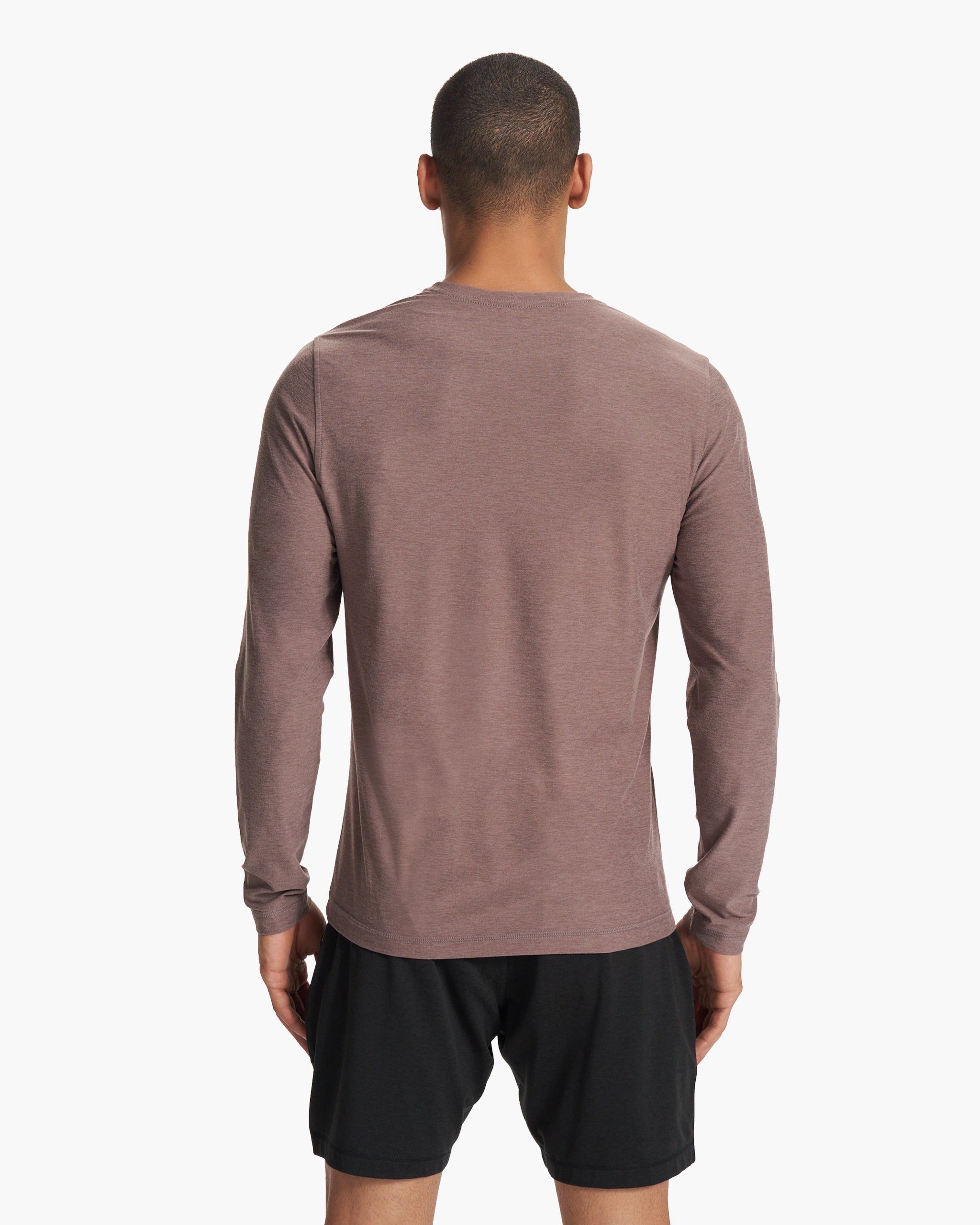 Long Sleeve Strato Tech Tee | Hazel Heather sold by Vuori product image thumbnail 4