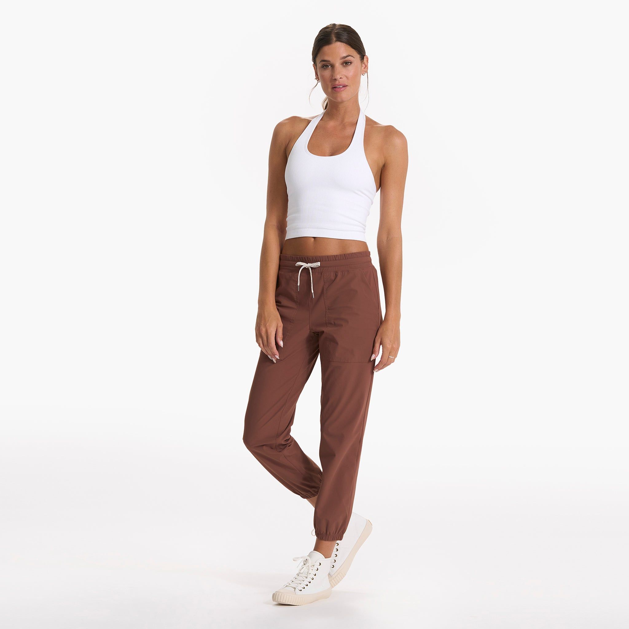 Simplicity Halter | White sold by Vuori product image thumbnail 5