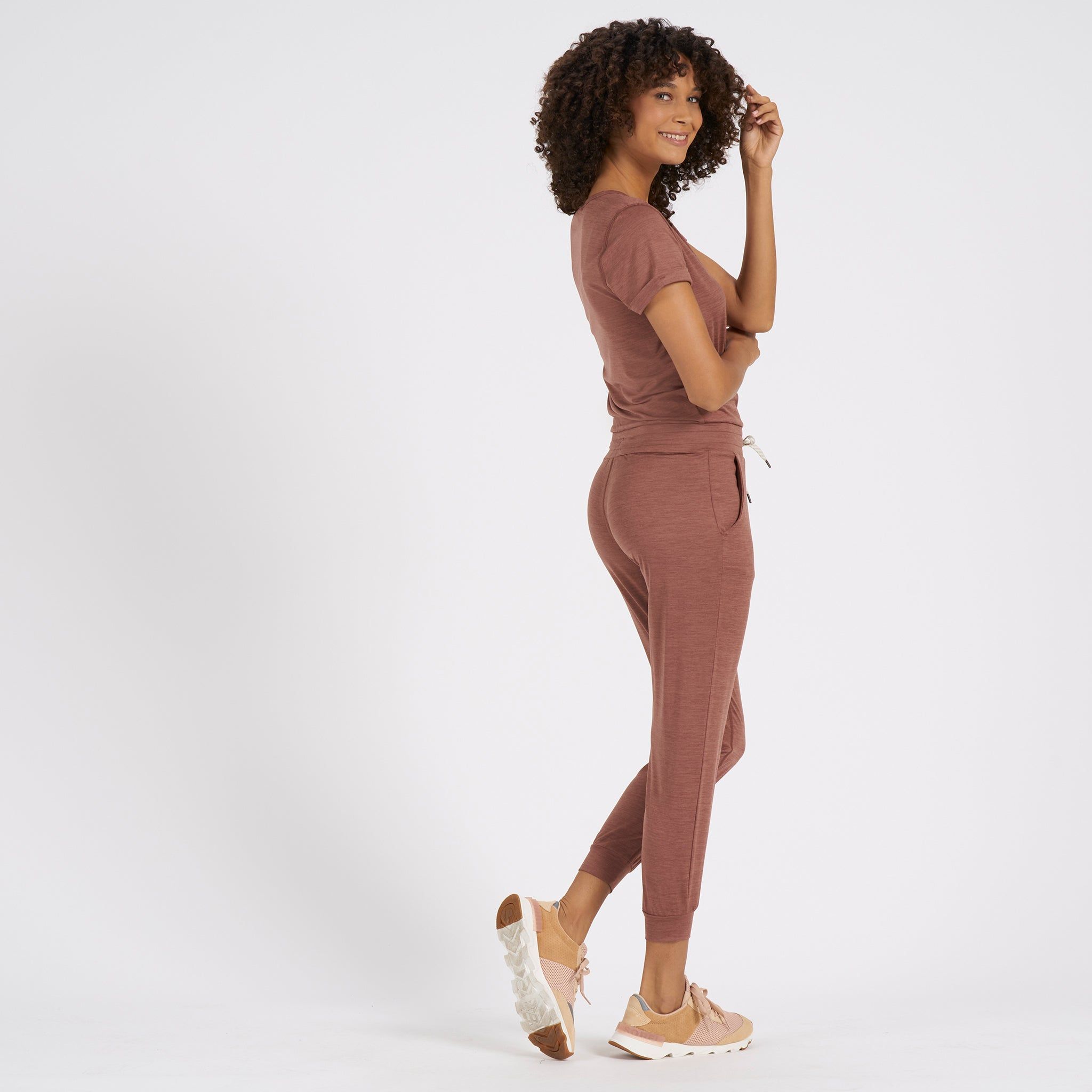All Day Jumpsuit | Terracotta Heather sold by Vuori product image thumbnail 4