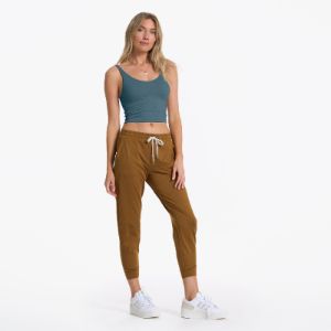 Halo Performance Crop | Stone Heather sold by Vuori