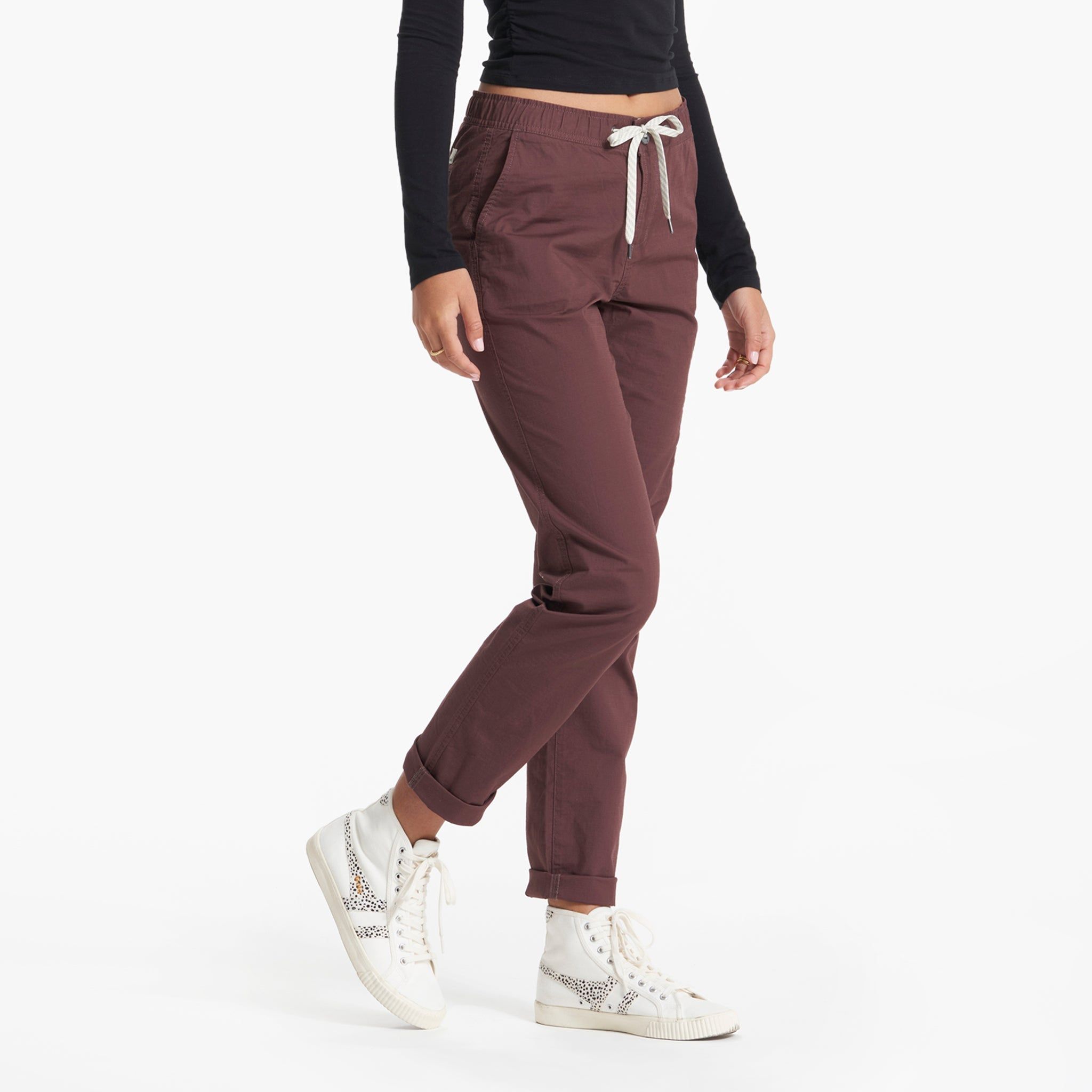 Womens Ripstop Pant - Long | Chestnut sold by Vuori product image thumbnail 3