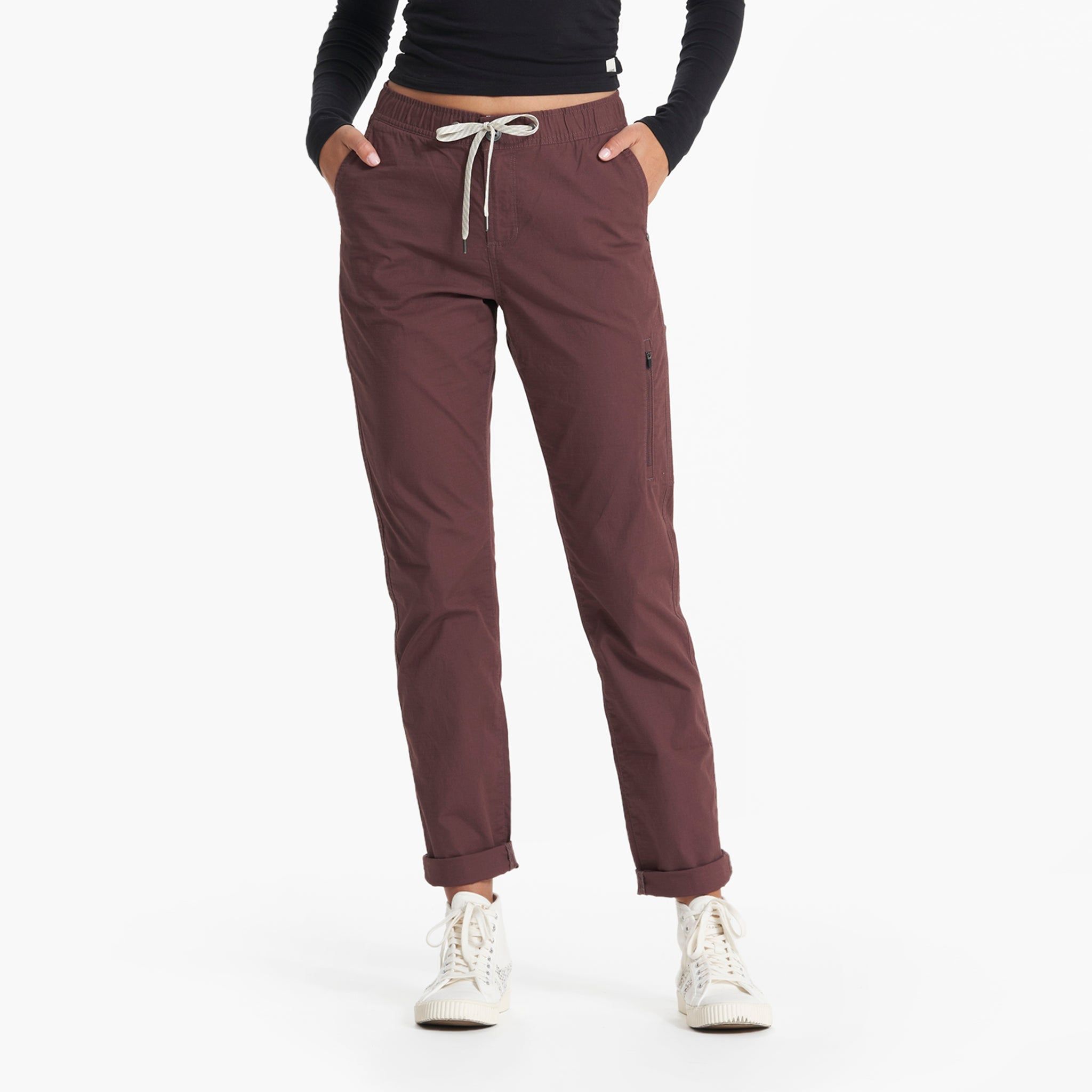 Womens Ripstop Pant - Long | Chestnut sold by Vuori