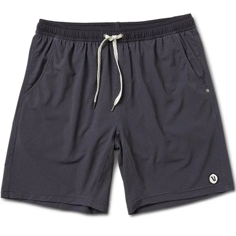 Kore Short | Black-Charcoal Stripe sold by Vuori