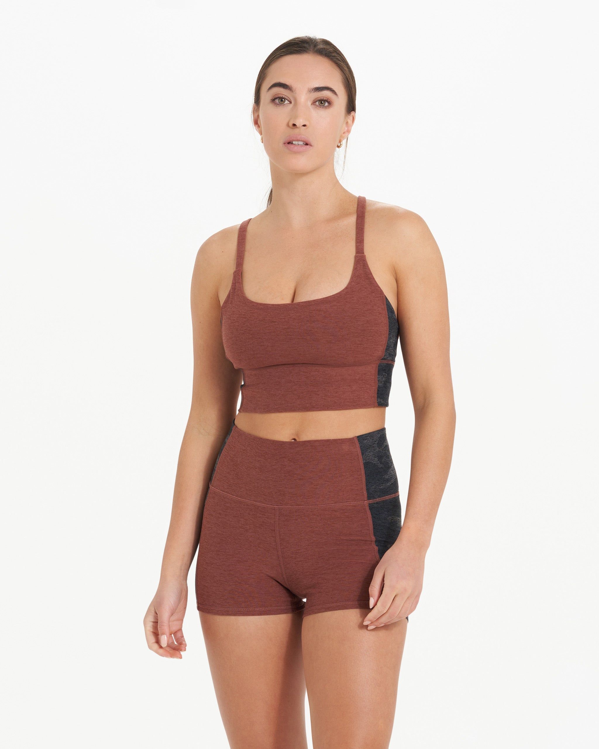 Aspire Elevation Bra | Cedar Heather sold by Vuori