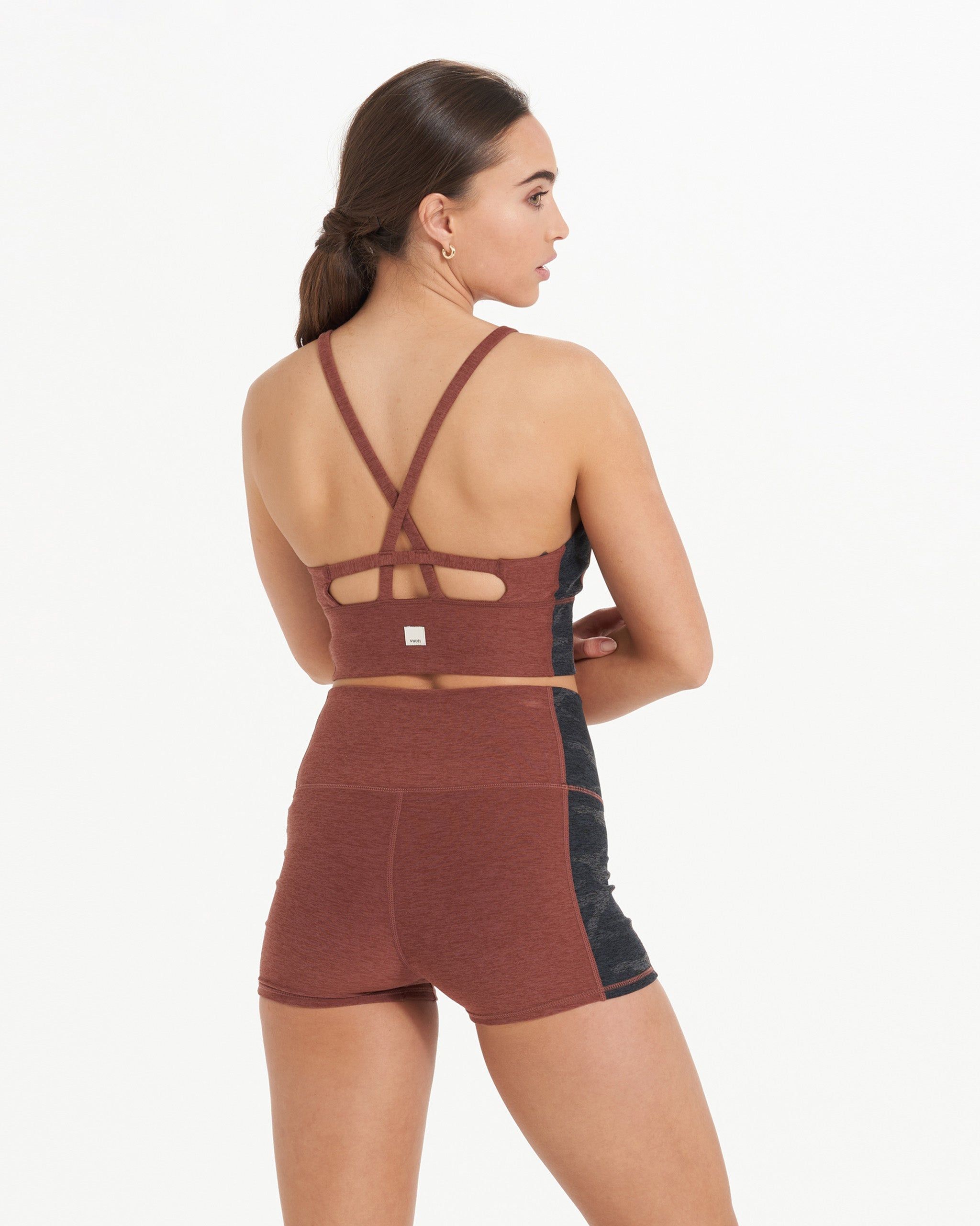 Aspire Elevation Bra | Cedar Heather sold by Vuori product image thumbnail 2