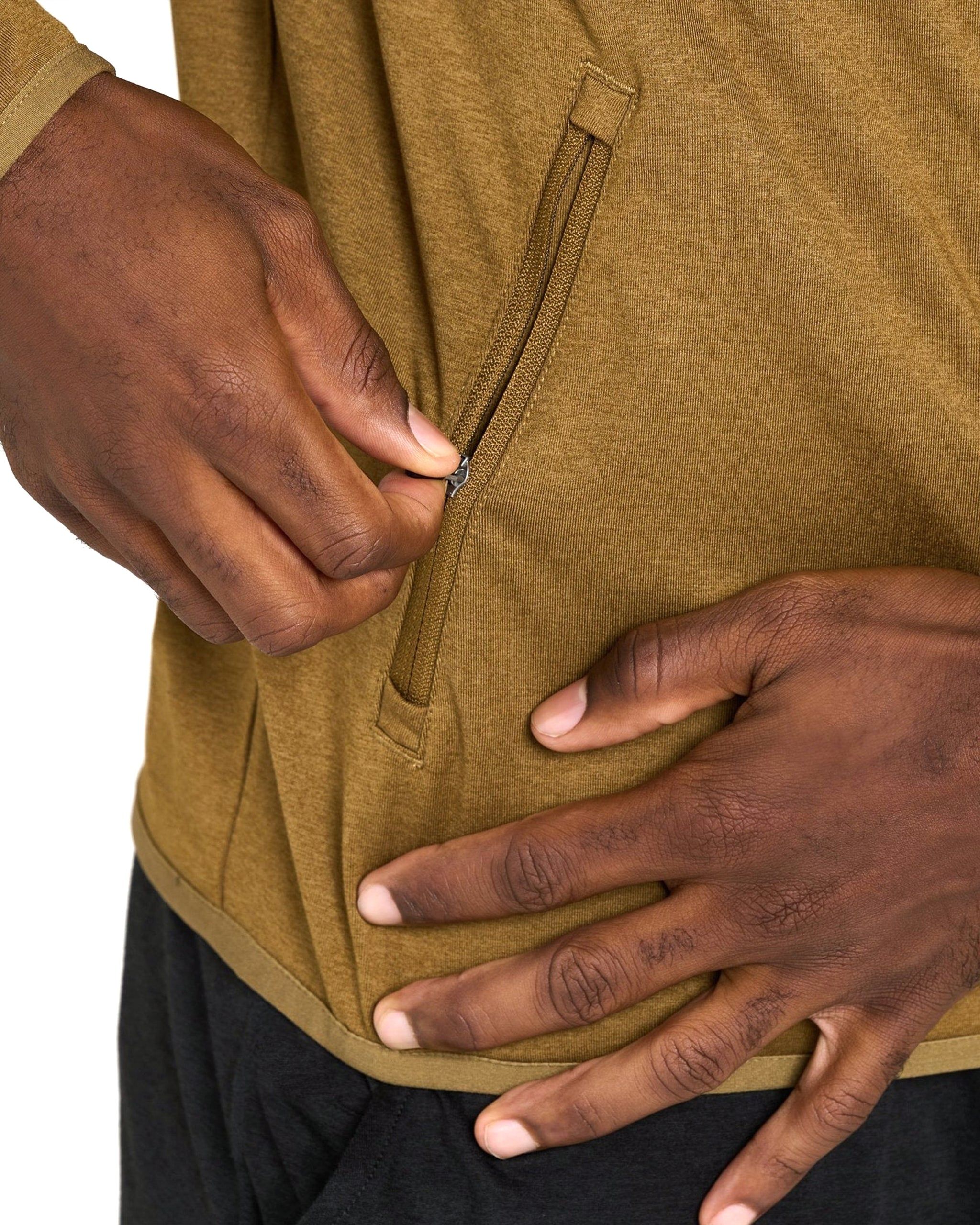 Sunday Element Jacket | Tobacco Heather sold by Vuori product image thumbnail 6