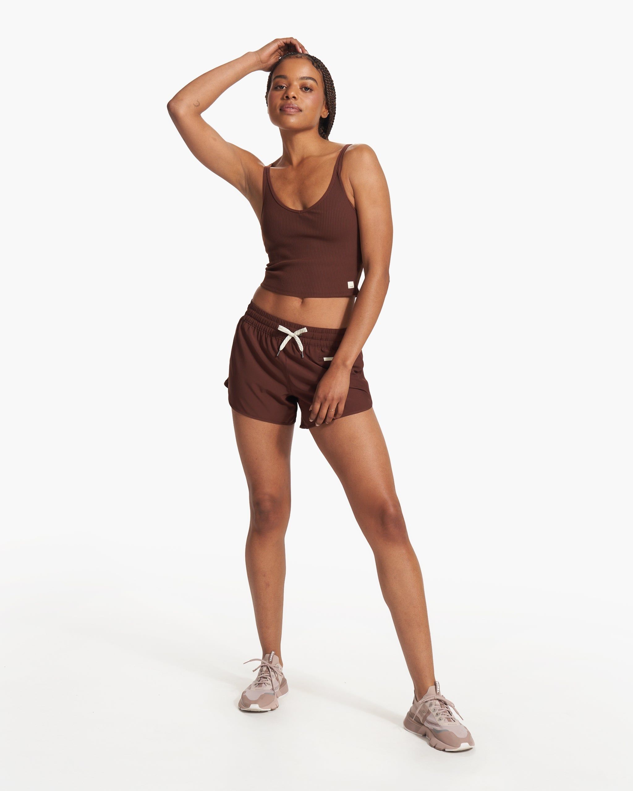 Rib Crop Tank | Mulberry sold by Vuori product image thumbnail 5
