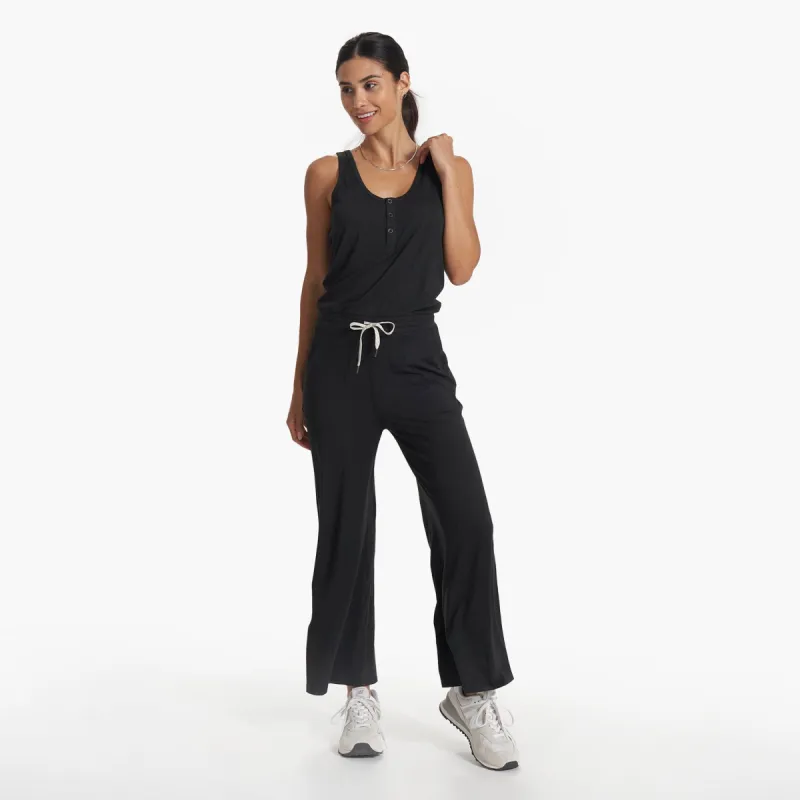 Falls Jumpsuit | Black Heather sold by Vuori