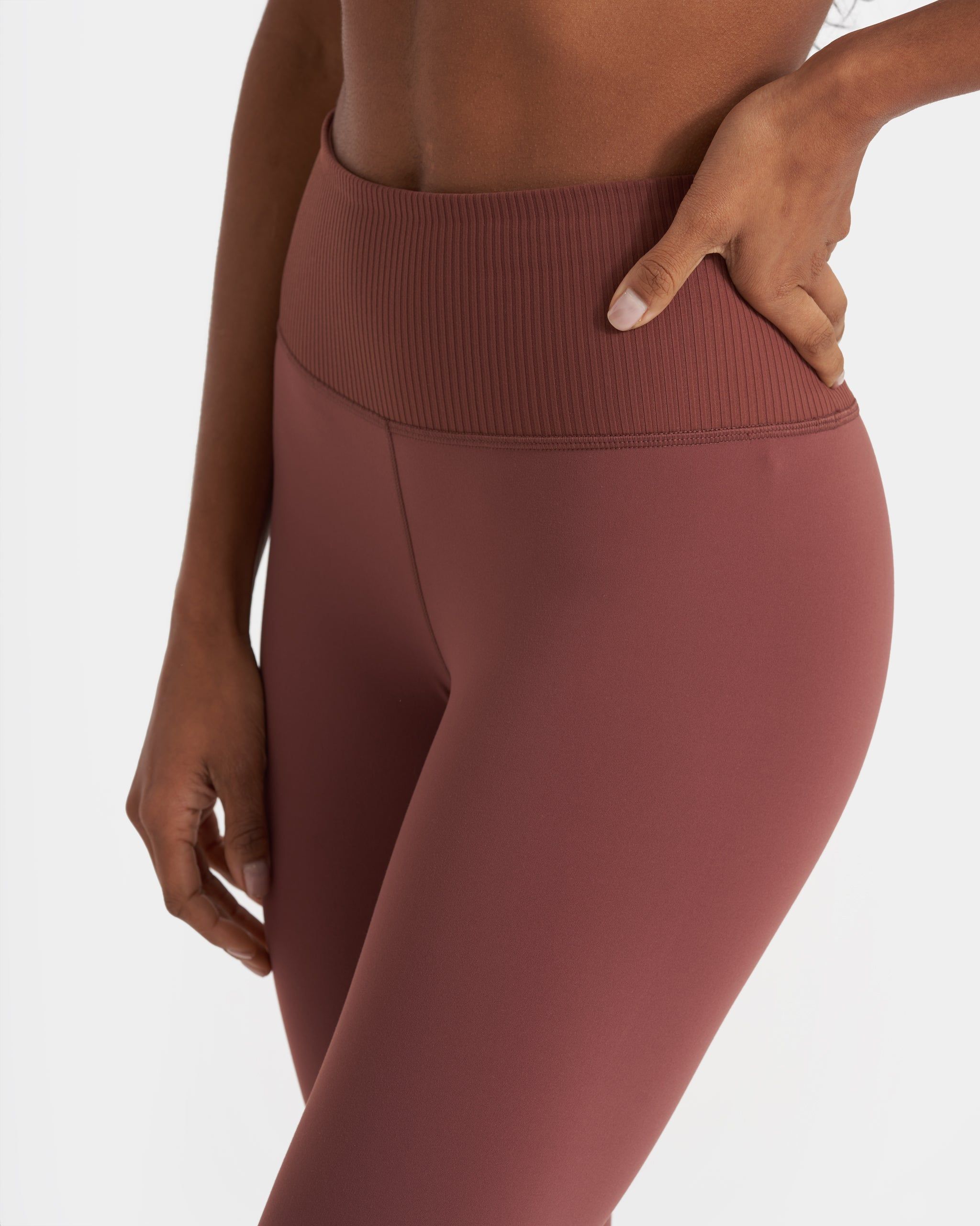 Rib Studio Legging | Cedar sold by Vuori product image thumbnail 4