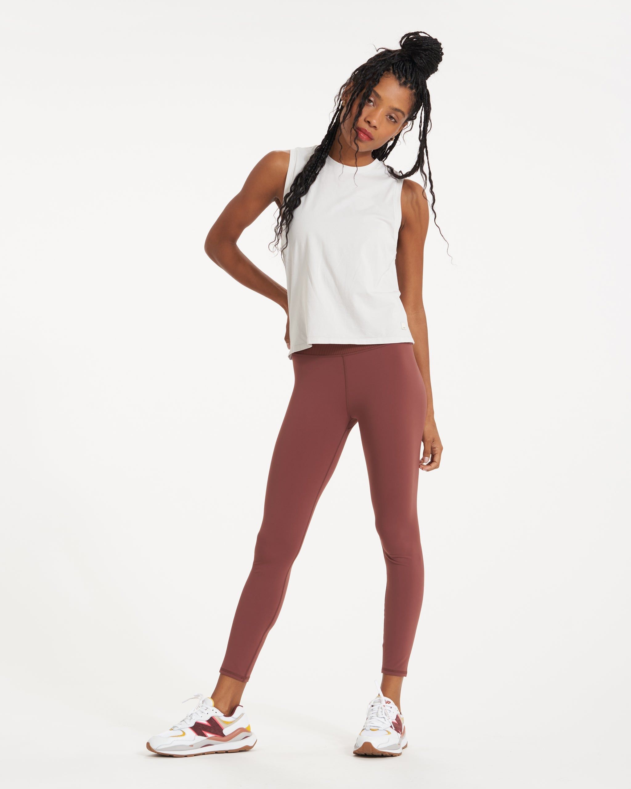Rib Studio Legging | Cedar sold by Vuori product image thumbnail 5