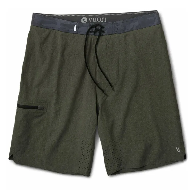Sonic Seamless Boardshort | Army Texture sold by Vuori