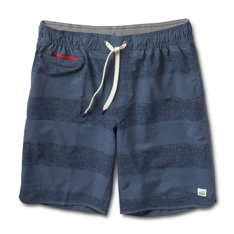 Banks Short | Navy Texture Stripe sold by Vuori