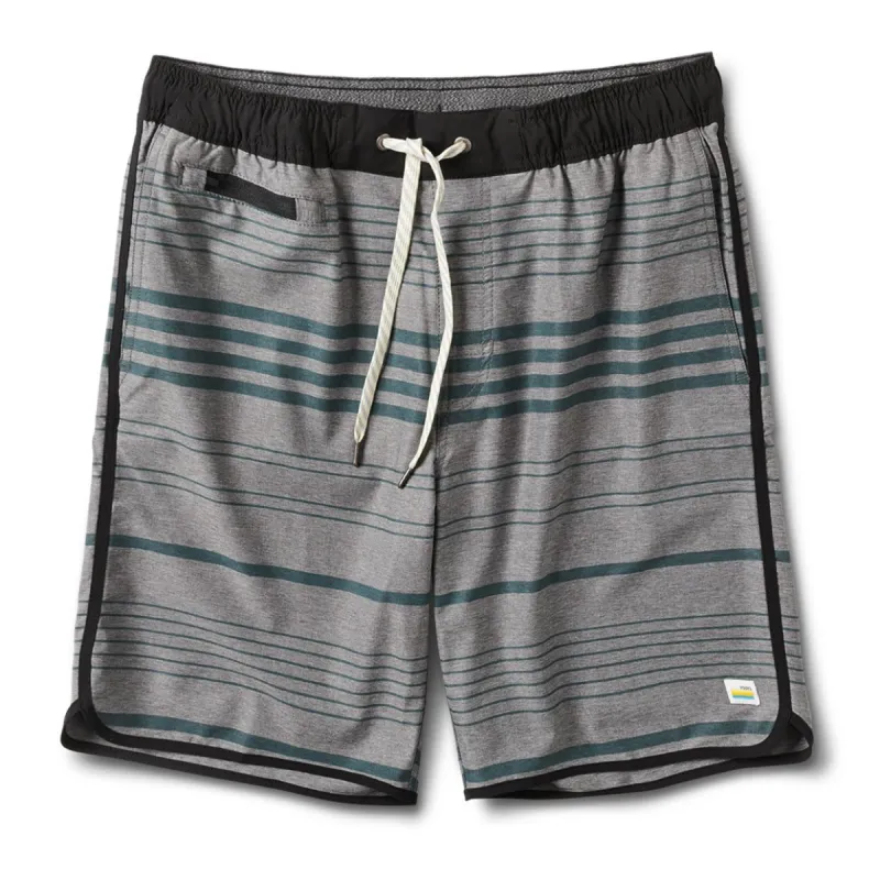 Banks Short | Grey Texture Canyon Stripe sold by Vuori