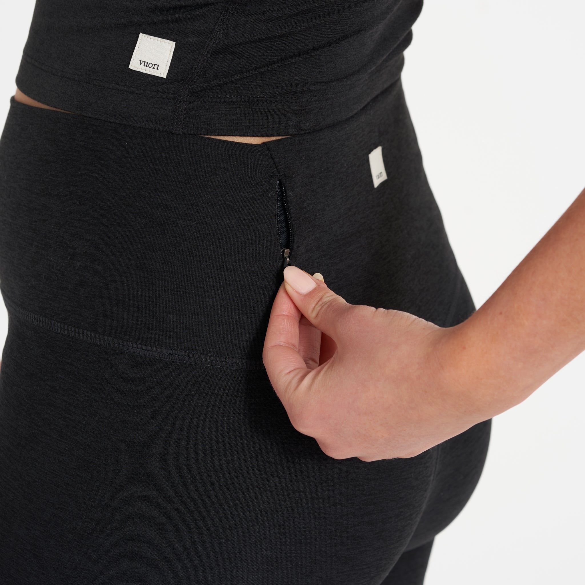 Clean Elevation Shorty | Black Heather sold by Vuori product image thumbnail 5