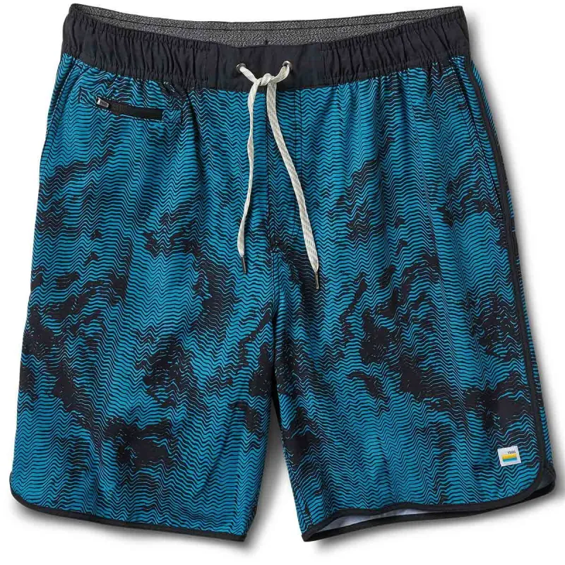 Banks Short | Tahiti Tidal Stripe sold by Vuori