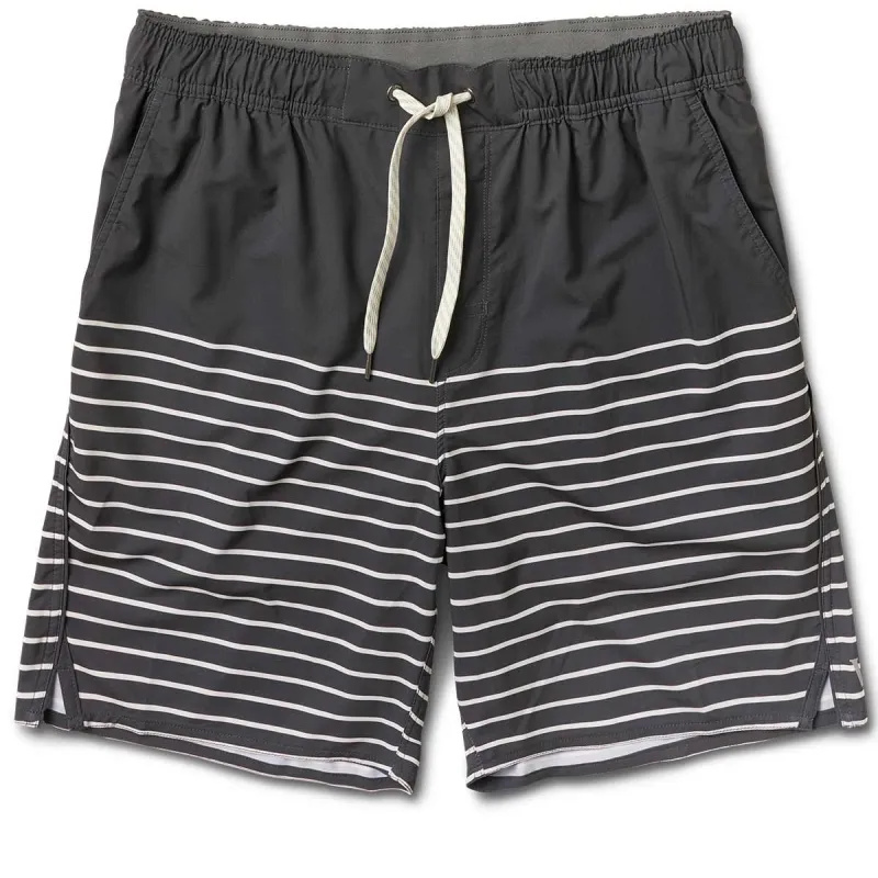 Trail Short | Charcoal Natural Stripe sold by Vuori