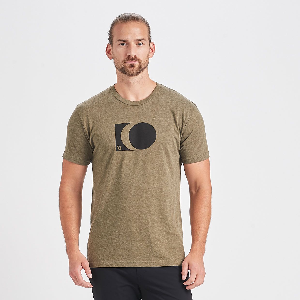 Eclipse Tee | Army Heather sold by Vuori product image thumbnail 2