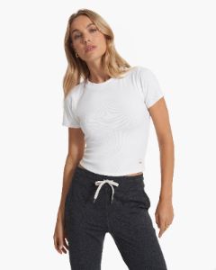 Pose Fitted Tee | White sold by Vuori