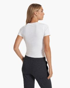 Pose Fitted Tee | White sold by Vuori