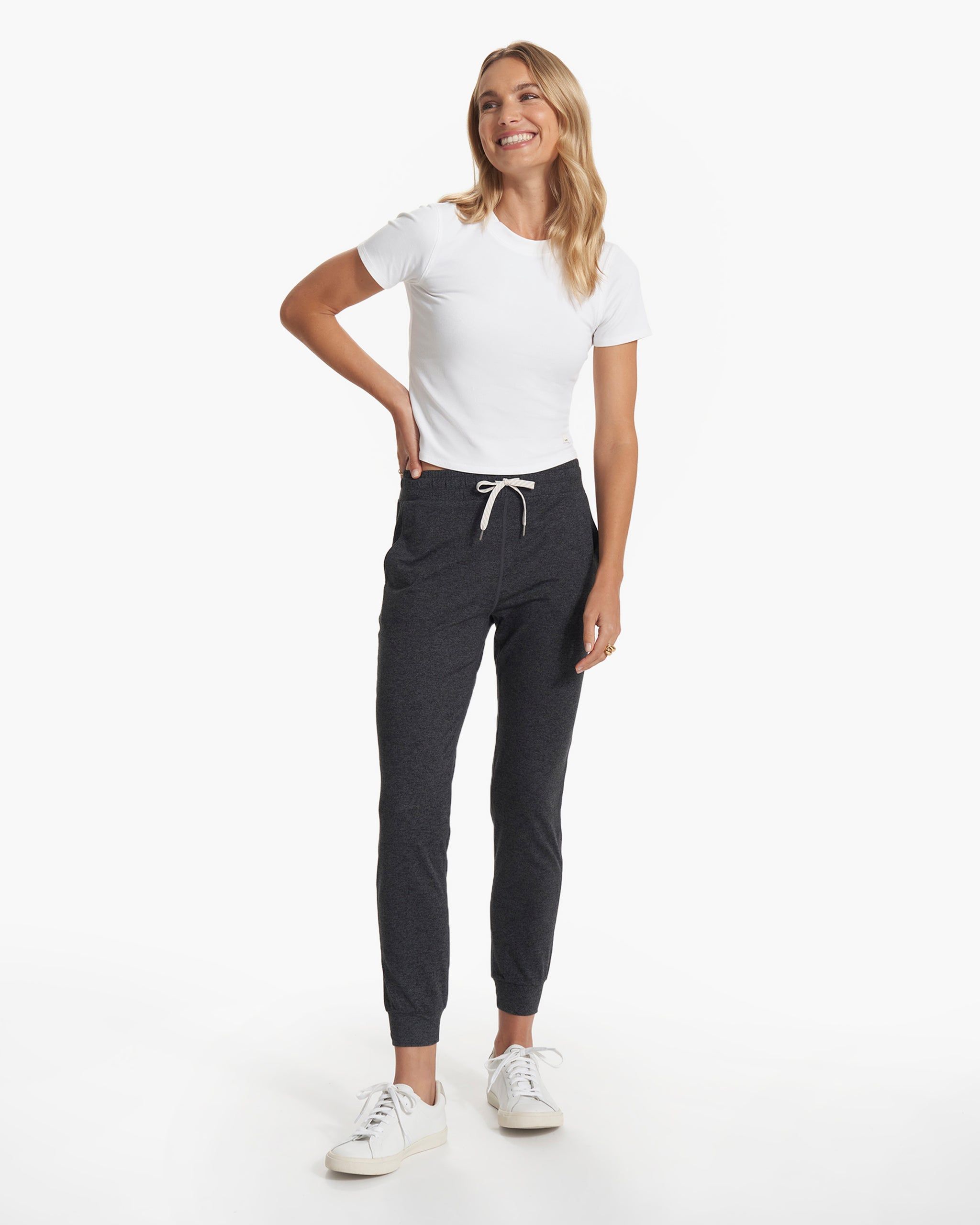 Pose Fitted Tee | White sold by Vuori product image thumbnail 5