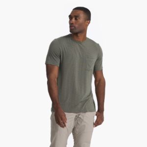 Linear Tech Tee | Oregano sold by Vuori