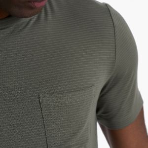 Linear Tech Tee | Oregano sold by Vuori