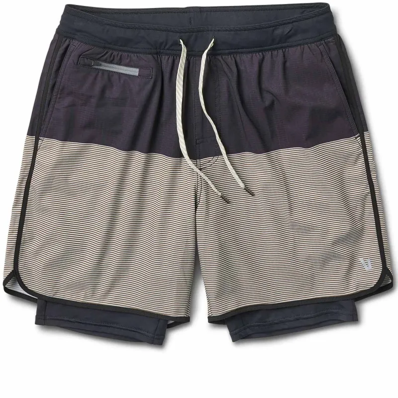 Stockton Short | Black Army Stripe sold by Vuori