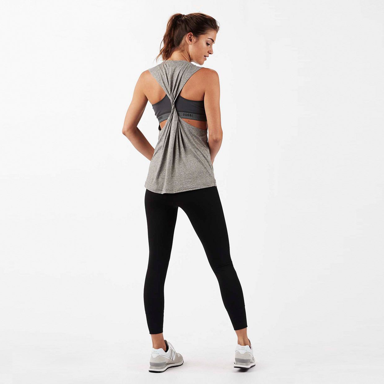 Trinity Tank | Heather Grey sold by Vuori product image thumbnail 3
