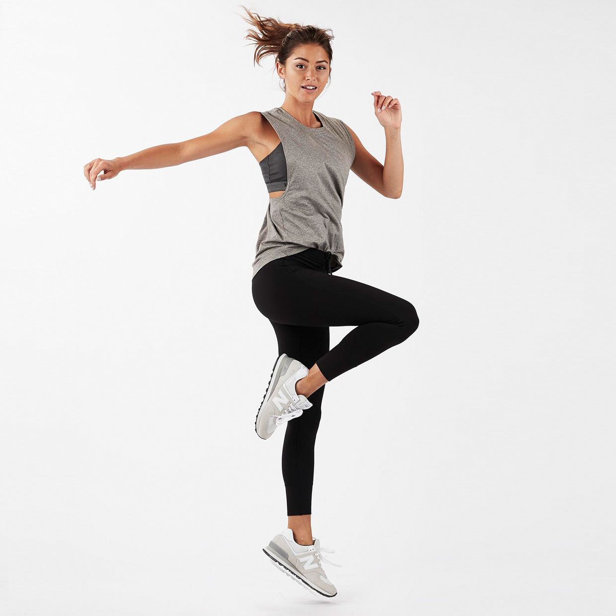 Trinity Tank | Heather Grey sold by Vuori product image thumbnail 4