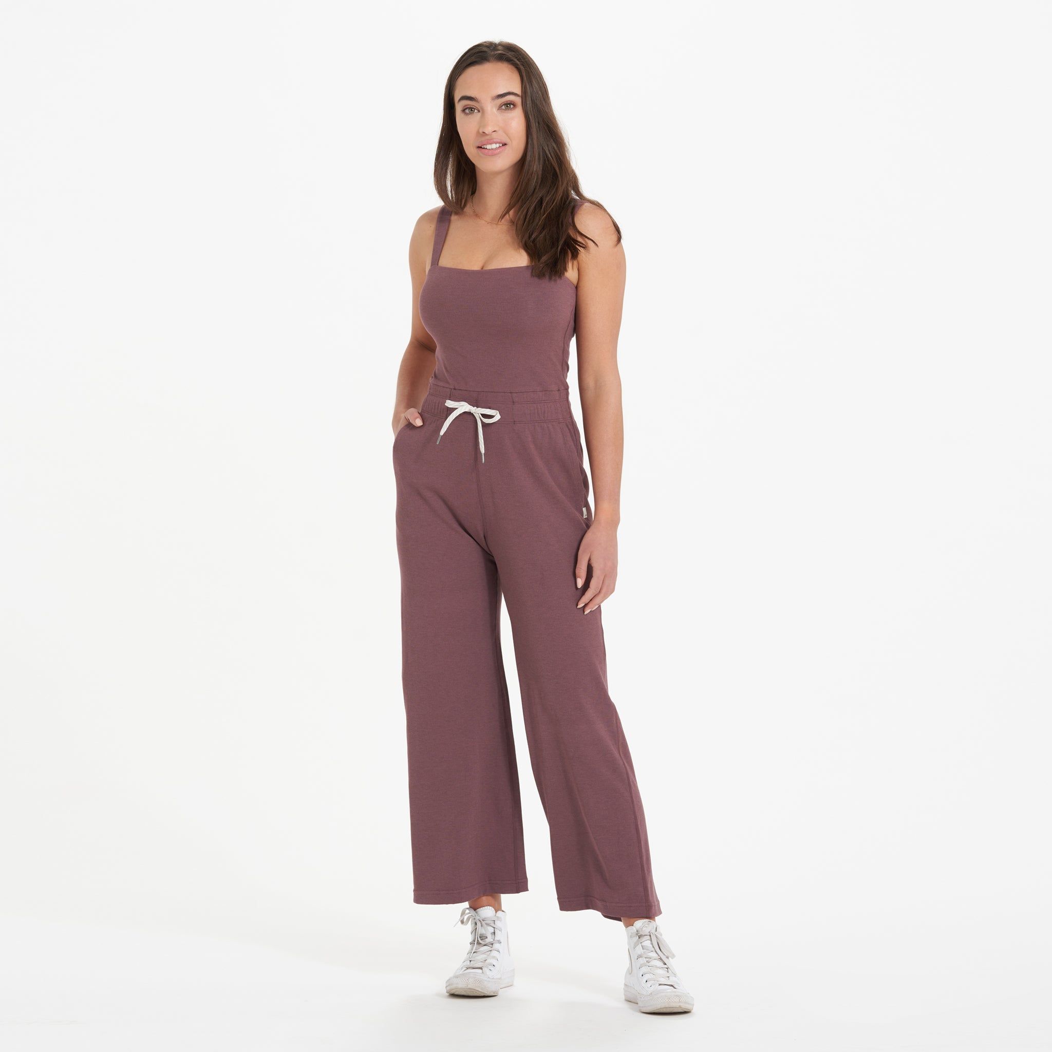 Pose Jumpsuit | Chestnut sold by Vuori product image thumbnail 2