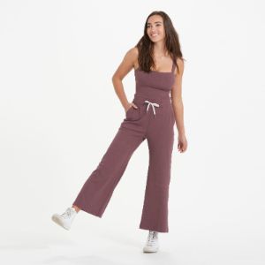 Pose Jumpsuit | Chestnut sold by Vuori