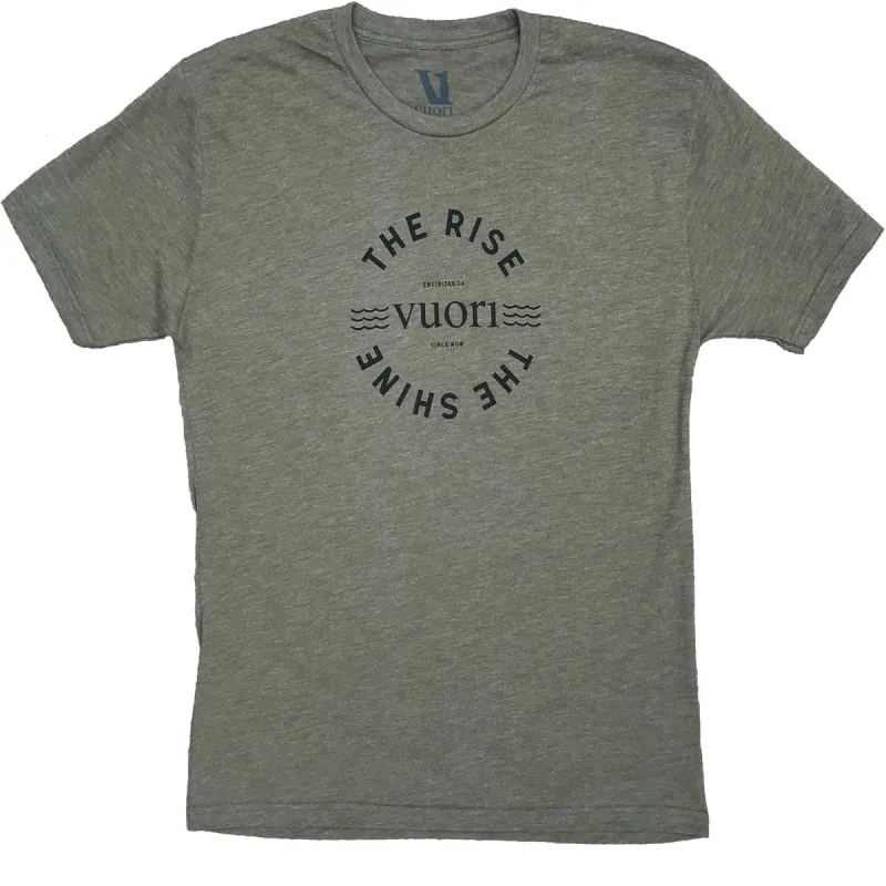 Encinitas Rise Tee | Army Heather sold by Vuori