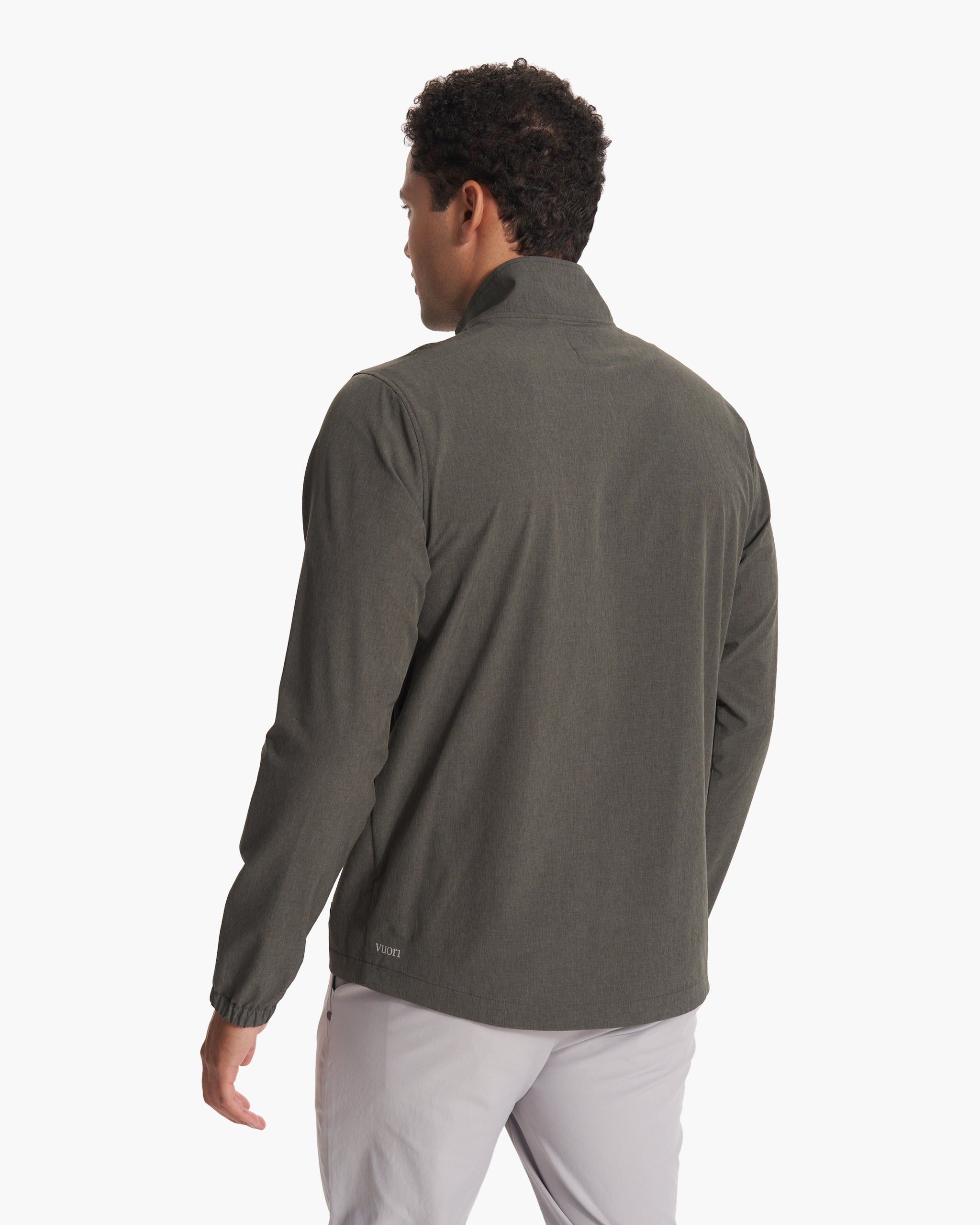 Venture Track Jacket | Balsam Linen Texture sold by Vuori product image thumbnail 4