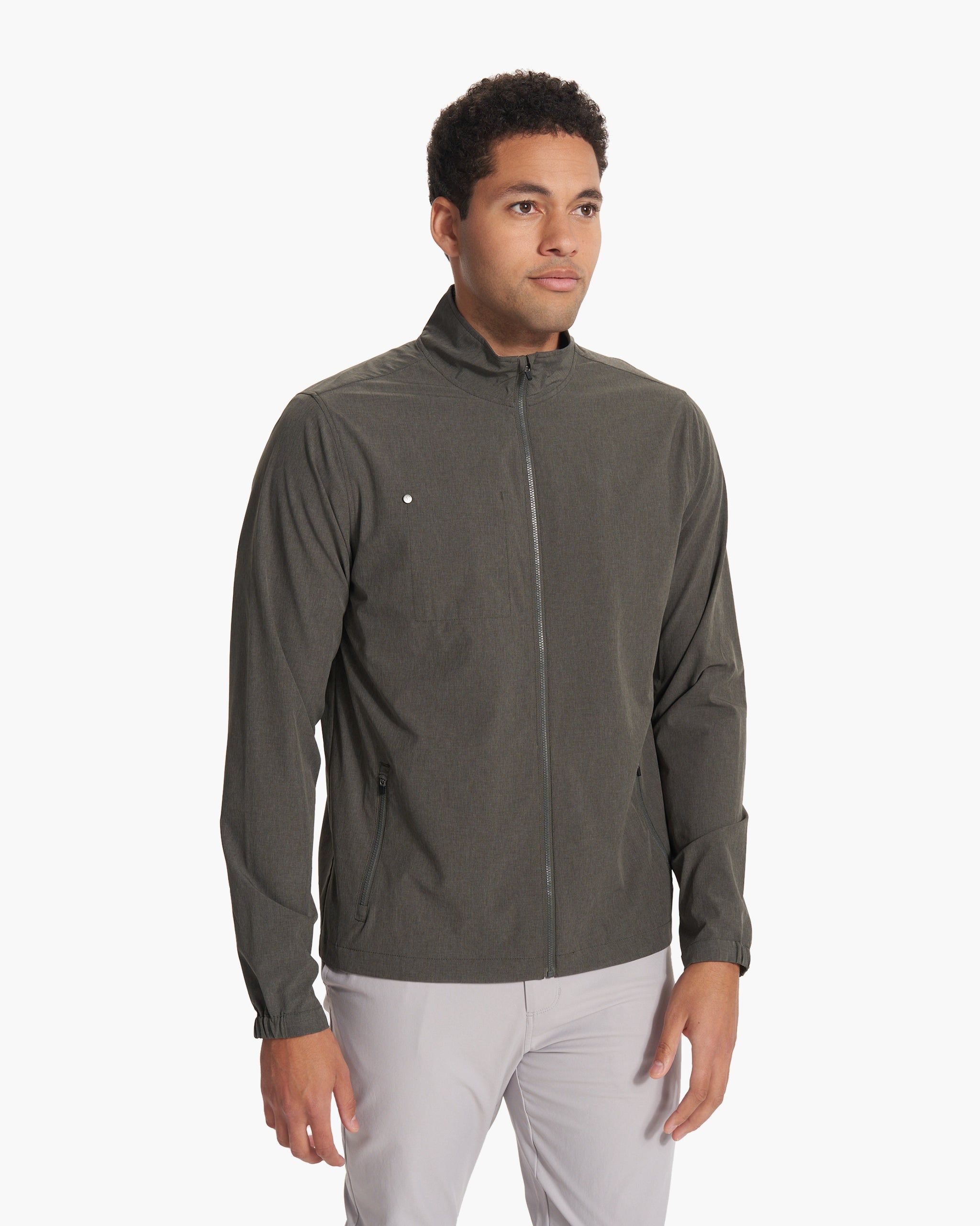 Venture Track Jacket | Balsam Linen Texture sold by Vuori product image thumbnail 2