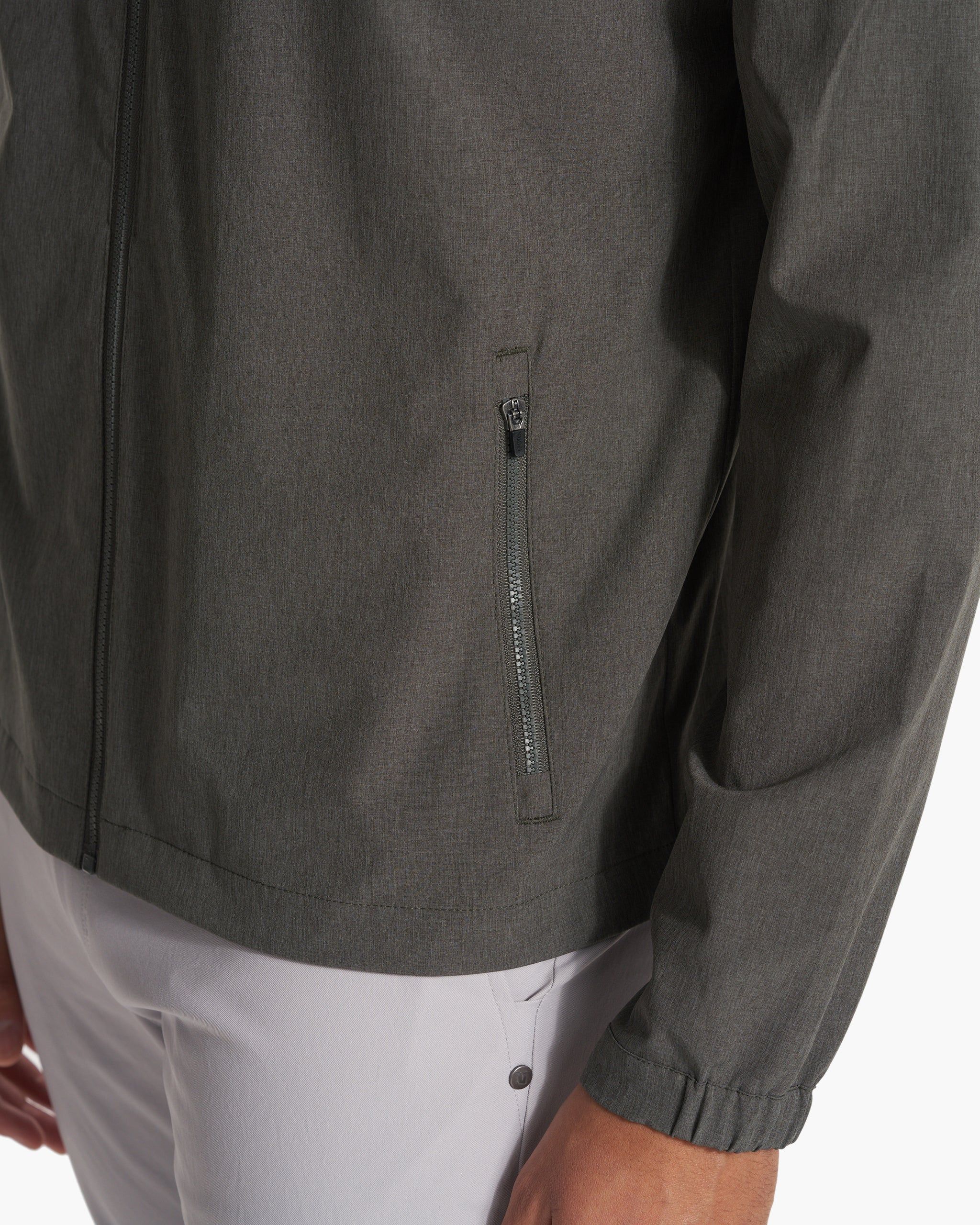 Venture Track Jacket | Balsam Linen Texture sold by Vuori product image thumbnail 6