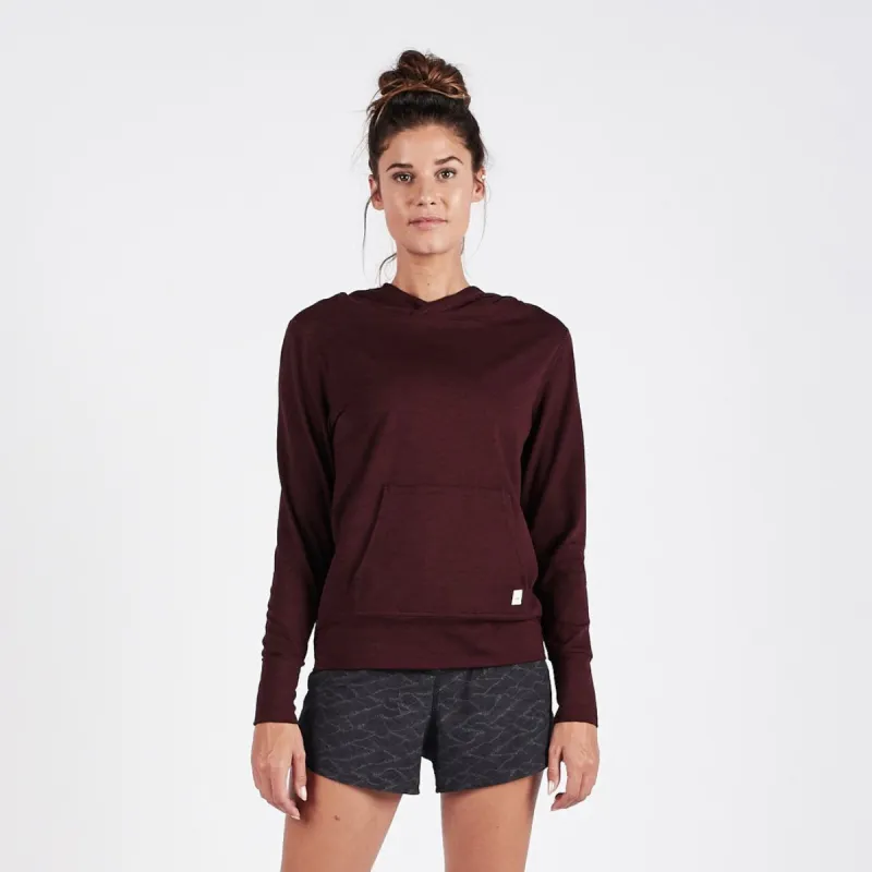 Halo Performance Pullover | Bordeaux Heather sold by Vuori