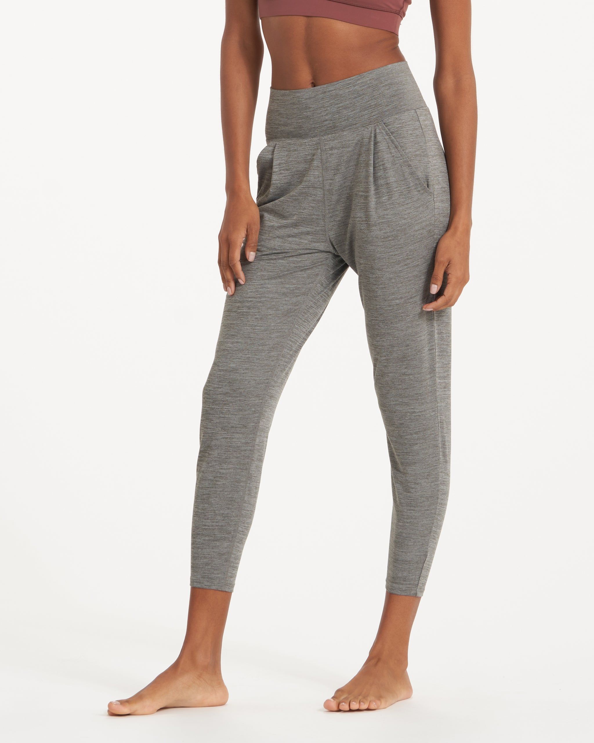 Lux At Ease Pant | Heather Grey sold by Vuori